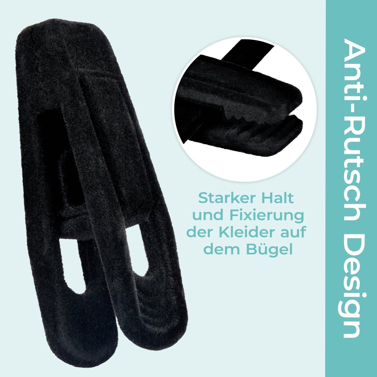 KLEIDERBÜGEL Tyra - mit Samtbezug -