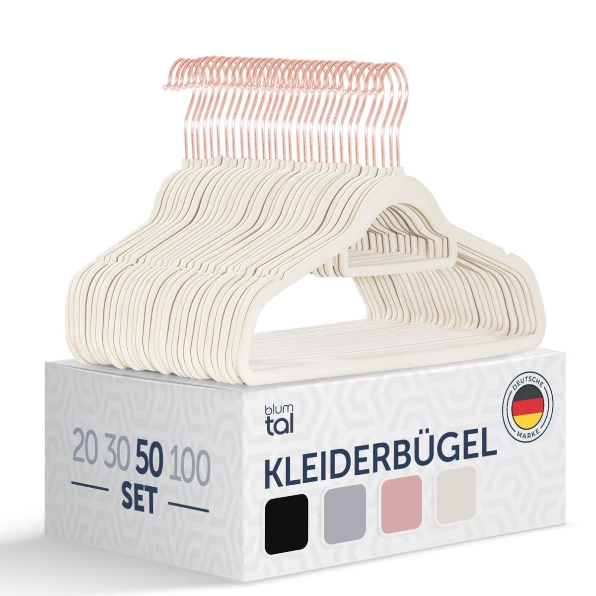 KLEIDERBÜGEL Tyra - mit Samtbezug -