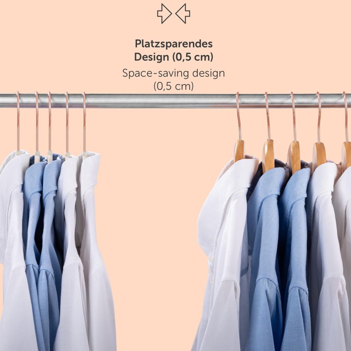 KLEIDERBÜGEL Tyra - mit Samtbezug -