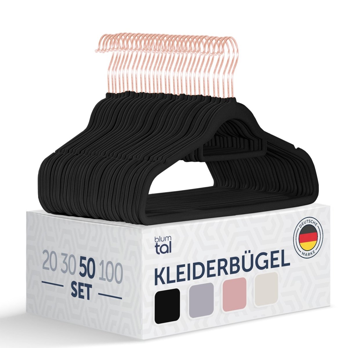 KLEIDERBÜGEL Tyra - mit Samtbezug -