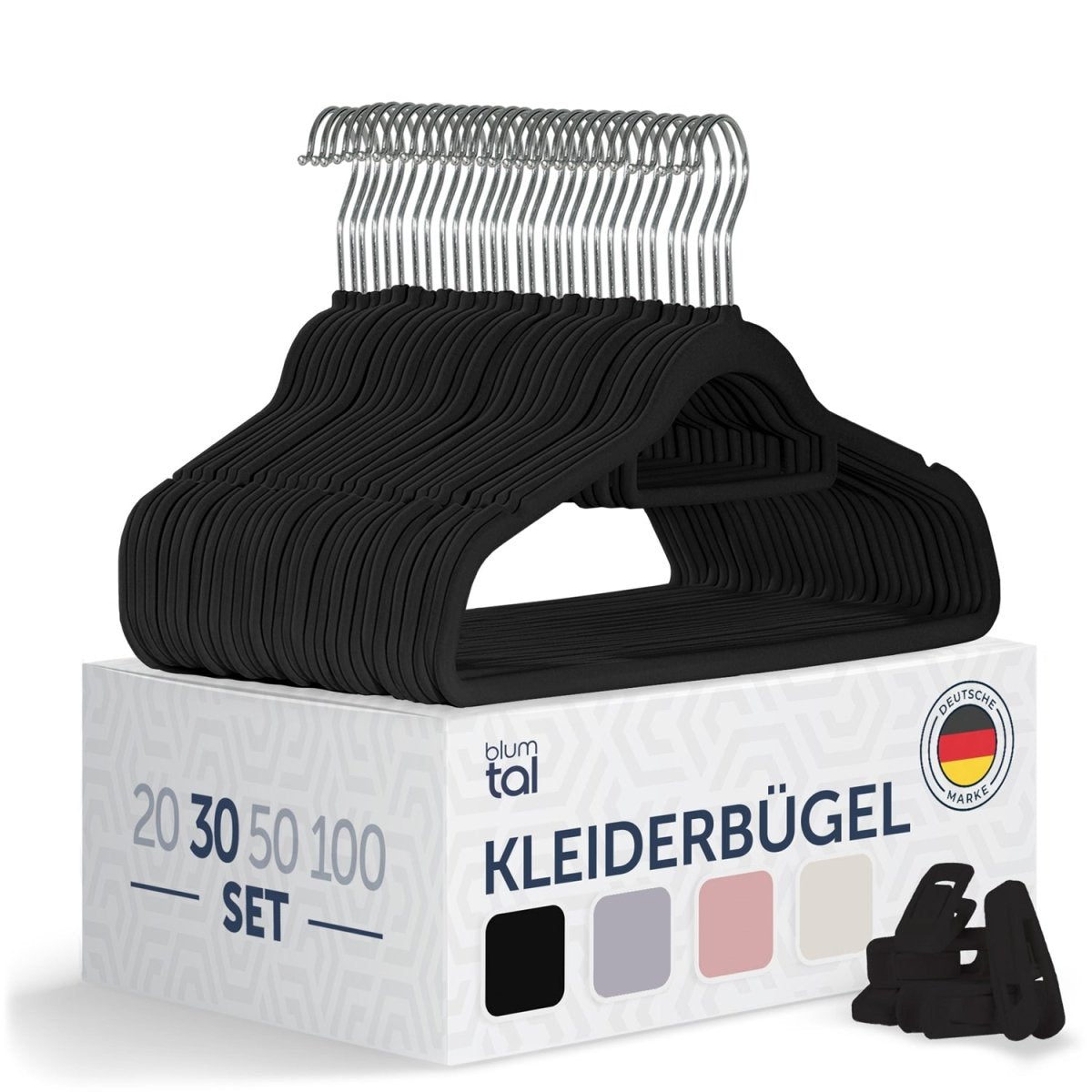 KLEIDERBÜGEL Tyra - mit Samtbezug -