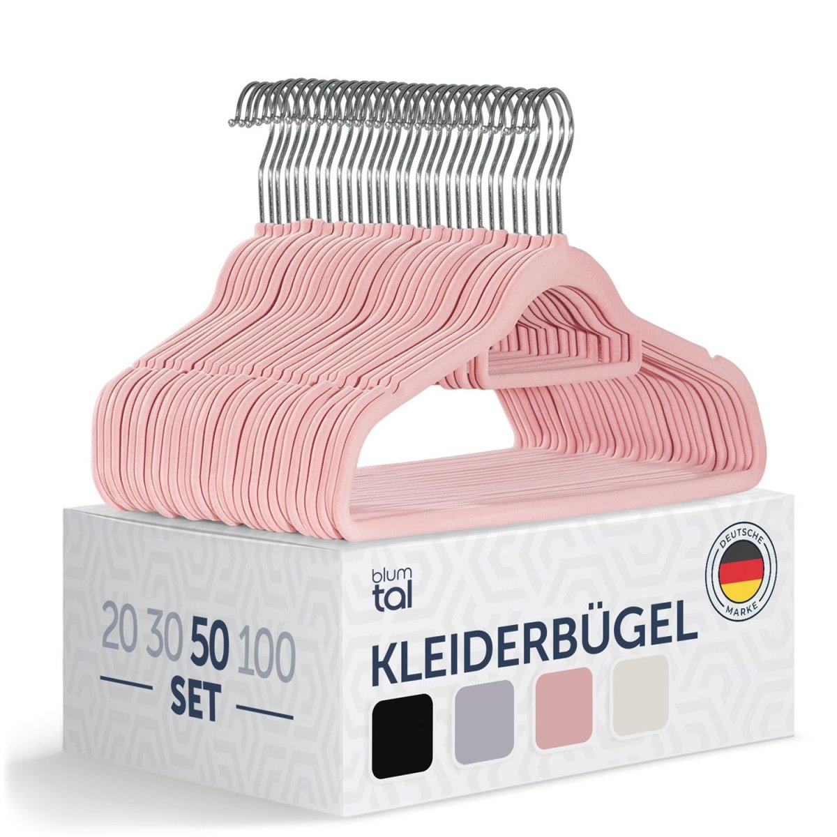 KLEIDERBÜGEL Tyra - mit Samtbezug -