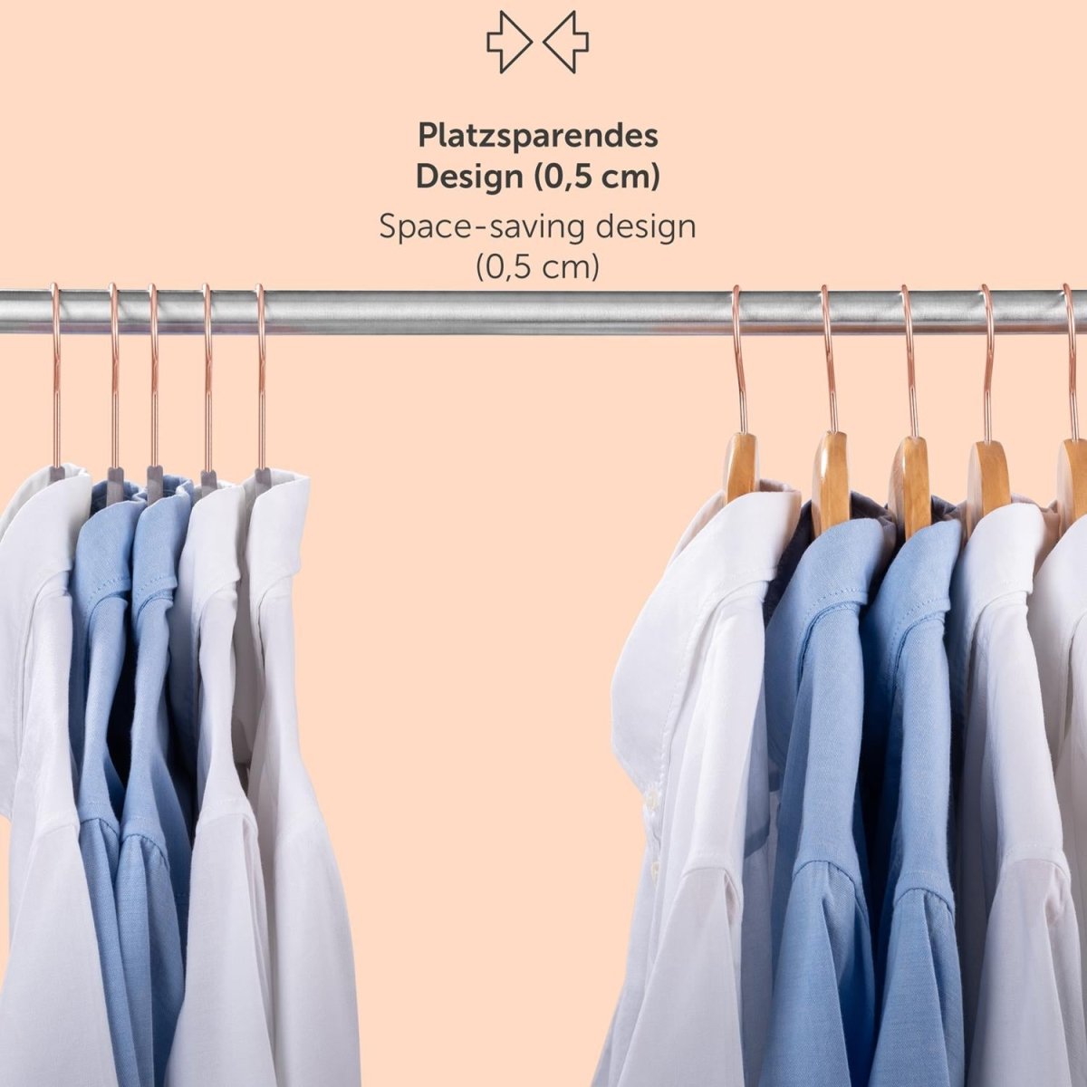 KLEIDERBÜGEL Tyra - mit Samtbezug -