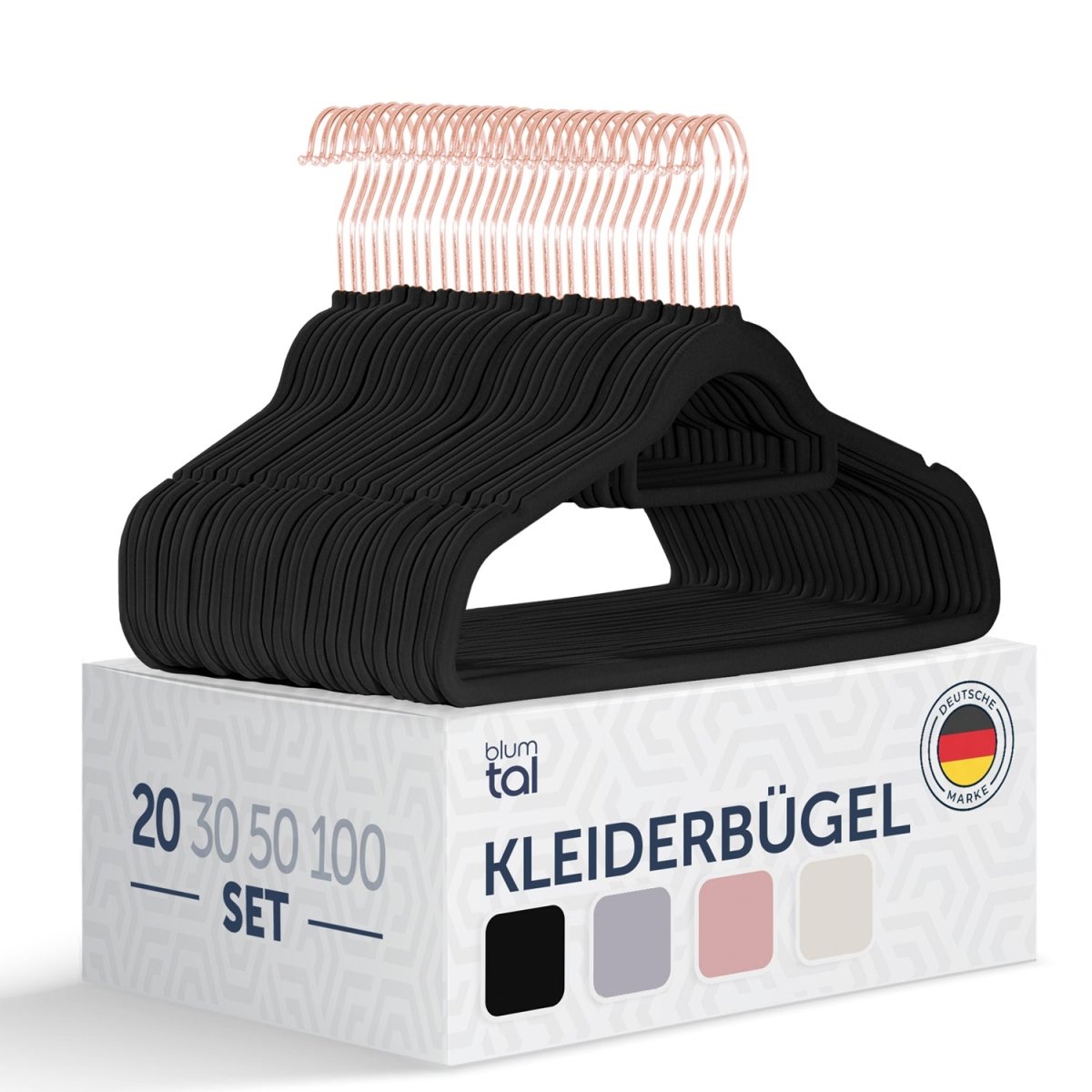 KLEIDERBÜGEL Tyra - mit Samtbezug -