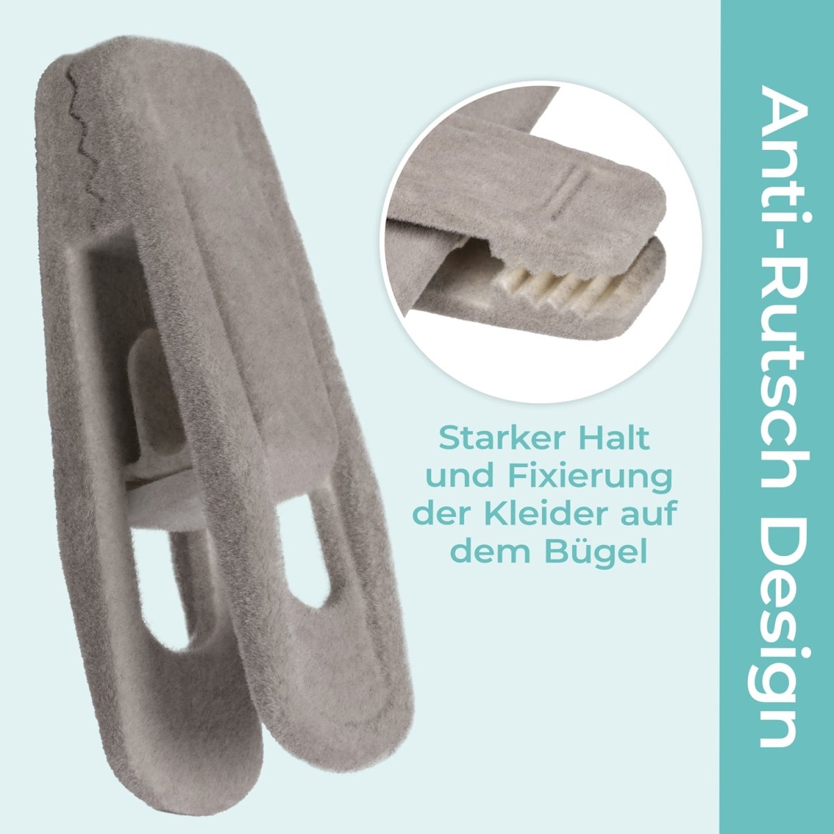 KLEIDERBÜGEL Tyra - mit Samtbezug -