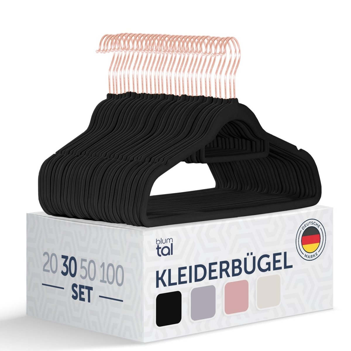 KLEIDERBÜGEL Tyra - mit Samtbezug -