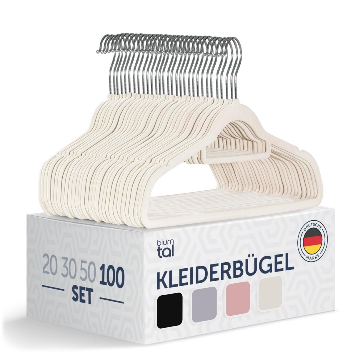 KLEIDERBÜGEL Tyra - mit Samtbezug -