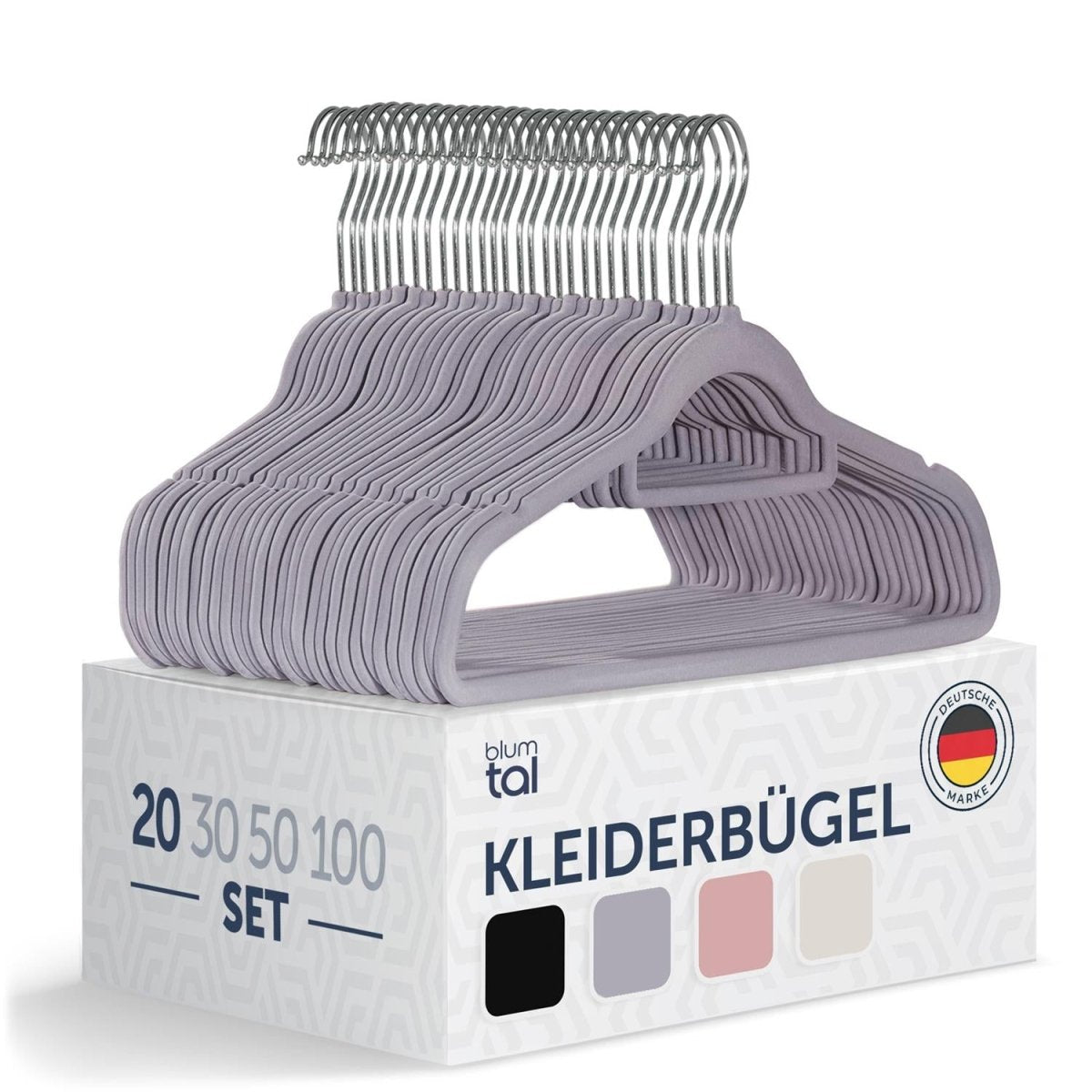 KLEIDERBÜGEL Tyra - mit Samtbezug -
