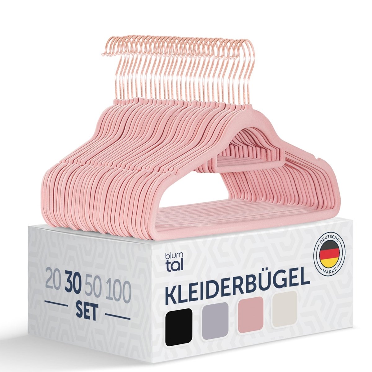 KLEIDERBÜGEL Tyra - mit Samtbezug -