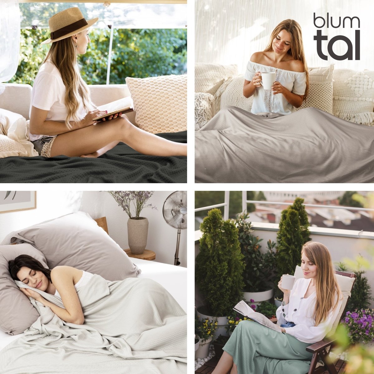 KÜHLDECKE aus Bambus -