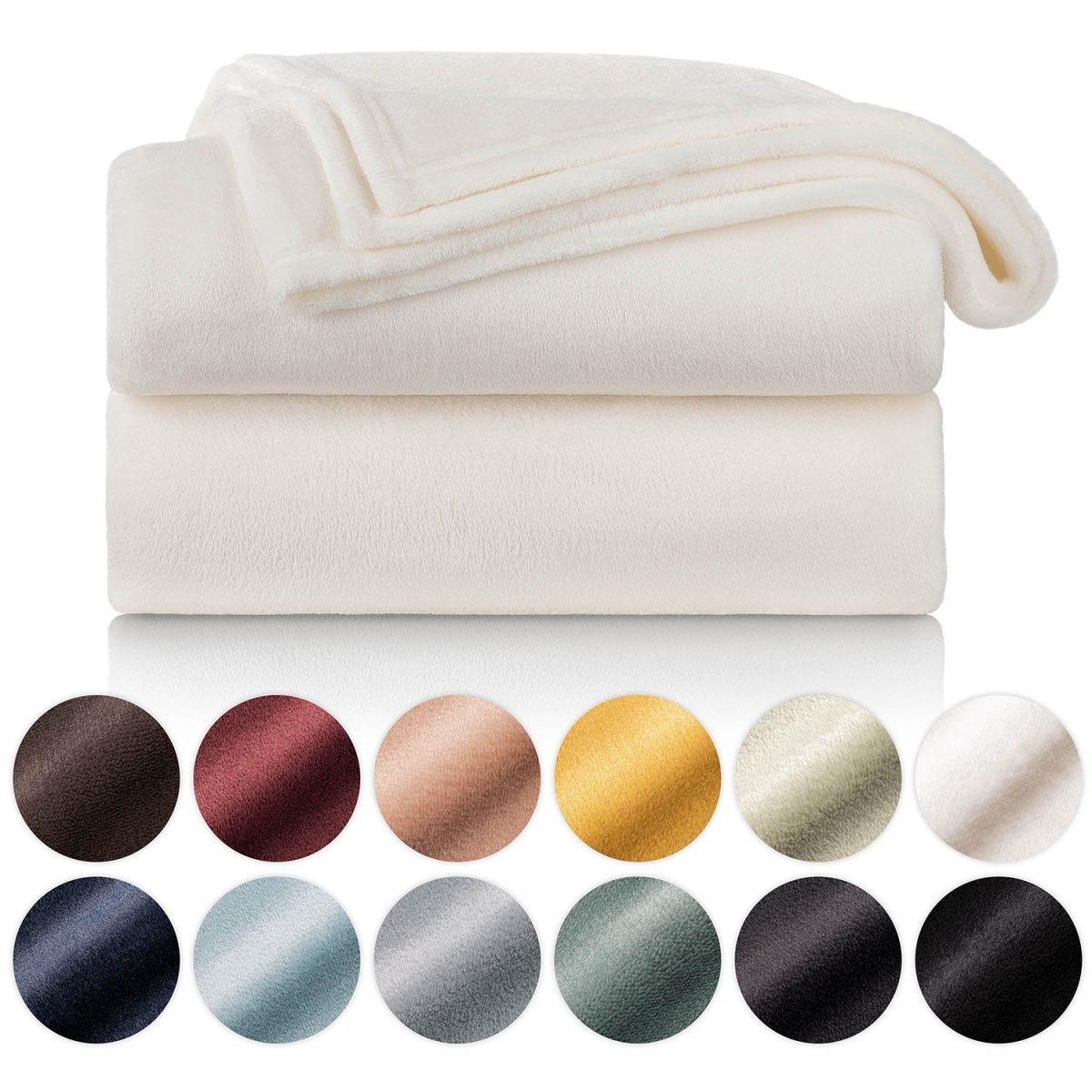 KUSCHELDECKE - aus Fleece, Oeko - Tex Zertifiziert -