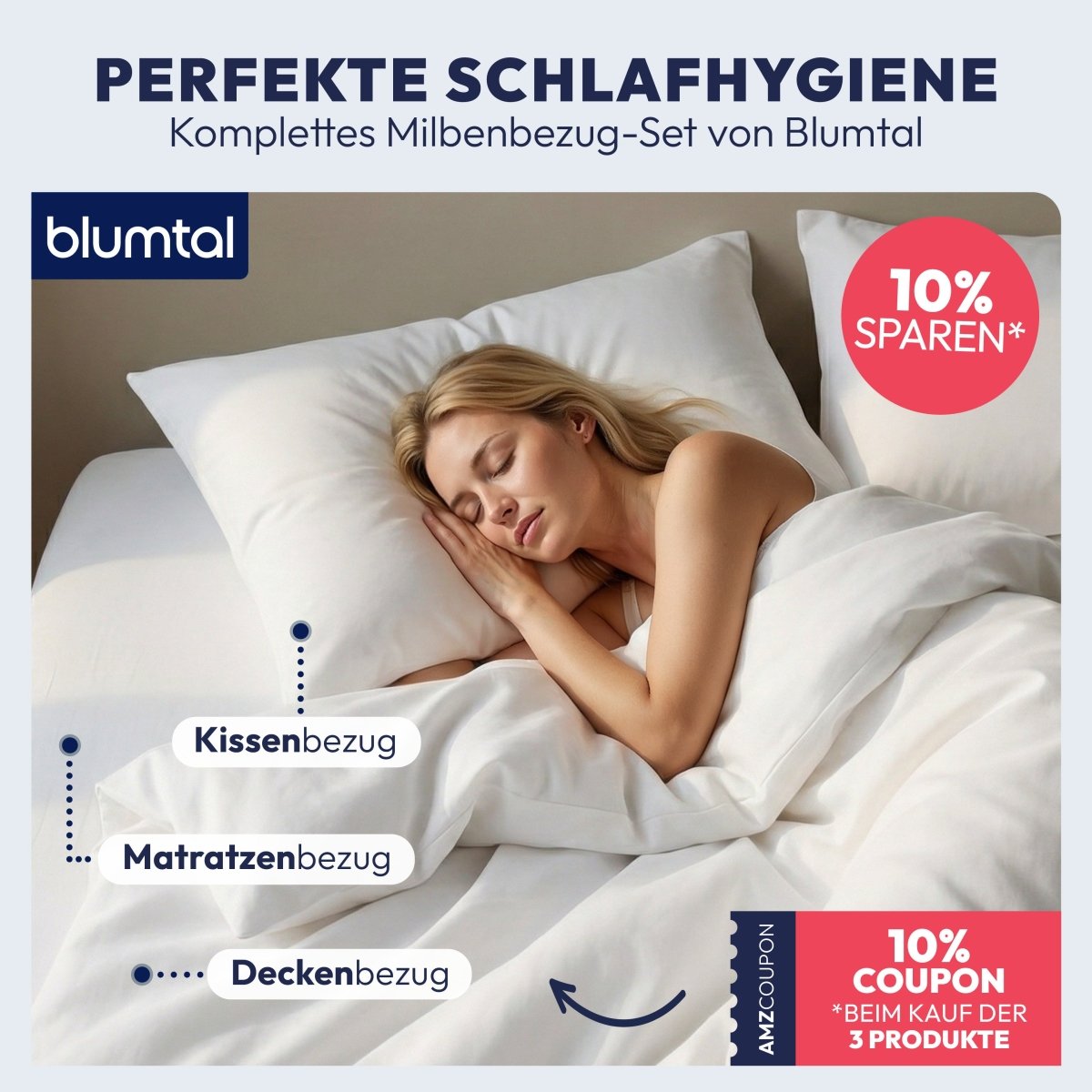 MILBENBEZUG HINDA - Dermatest Geprüfte Evolon-Qualität-