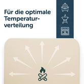 PIZZASTEIN aus Cordierit - Stein - 38x30 bis 900 C° -