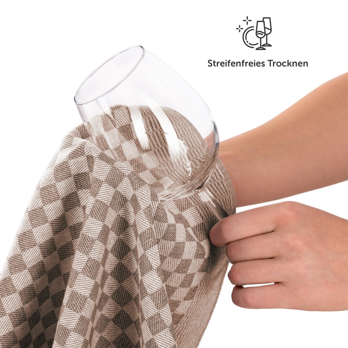 Premium GESCHIRRTÜCHER Set Markus, 50x70cm, Oekotex Zertifiziert -