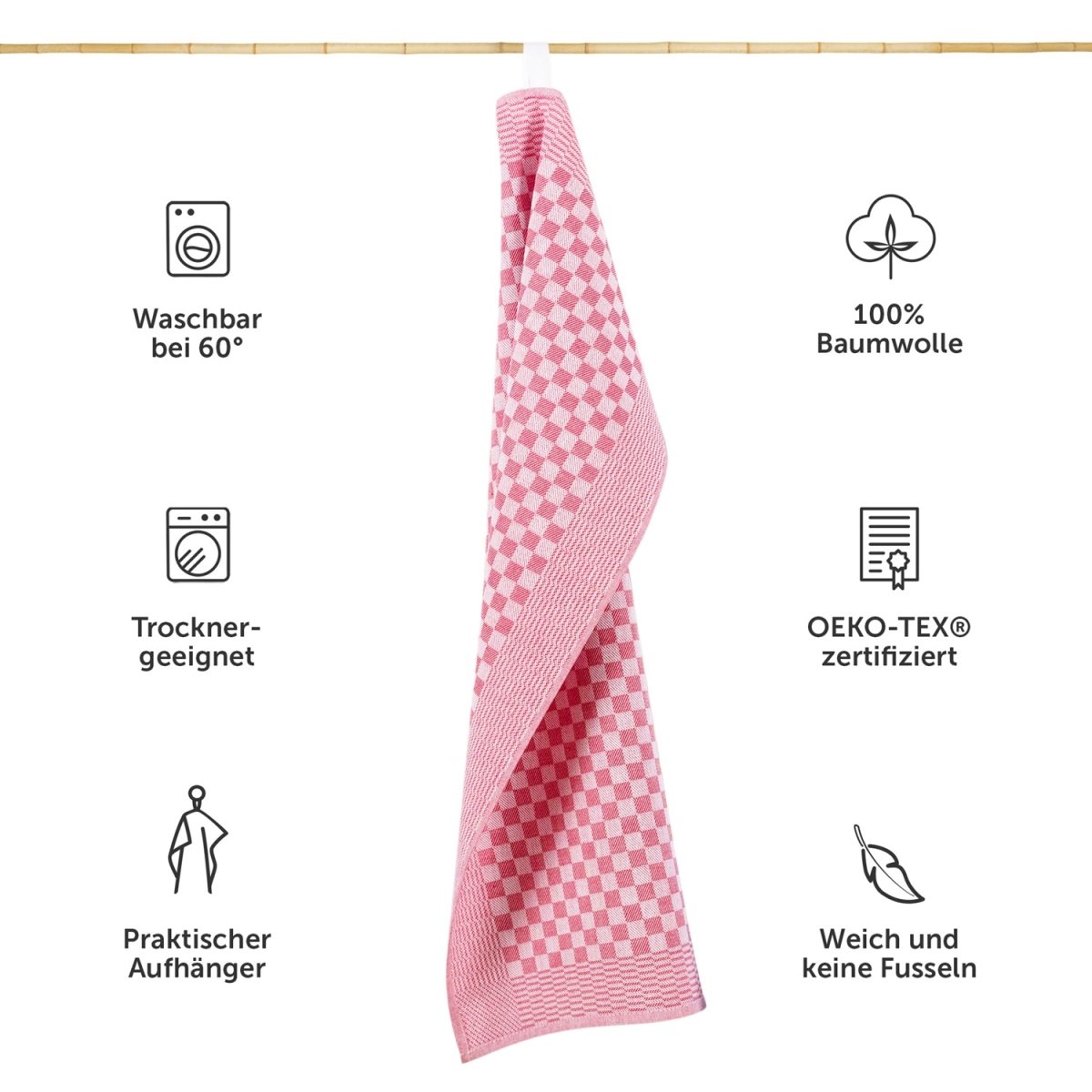 Premium GESCHIRRTÜCHER Set Markus, 50x70cm, Oekotex Zertifiziert -