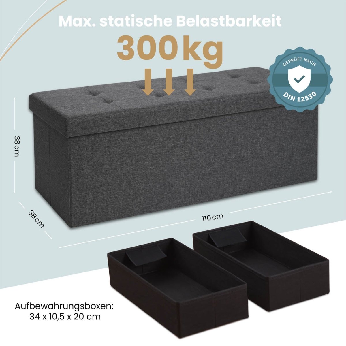 SITZBANK mit Stauraum -