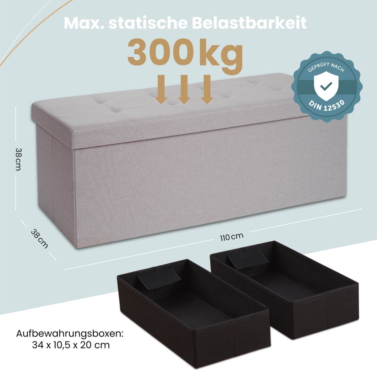 SITZBANK mit Stauraum -