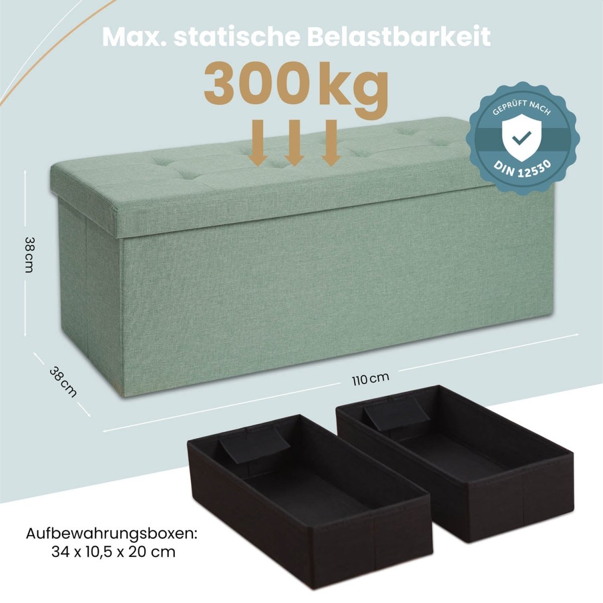 SITZBANK mit Stauraum -