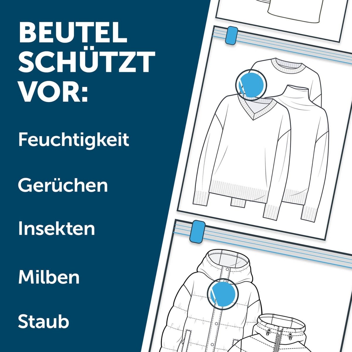 VAKUUMBEUTEL - mit Handpumpe -