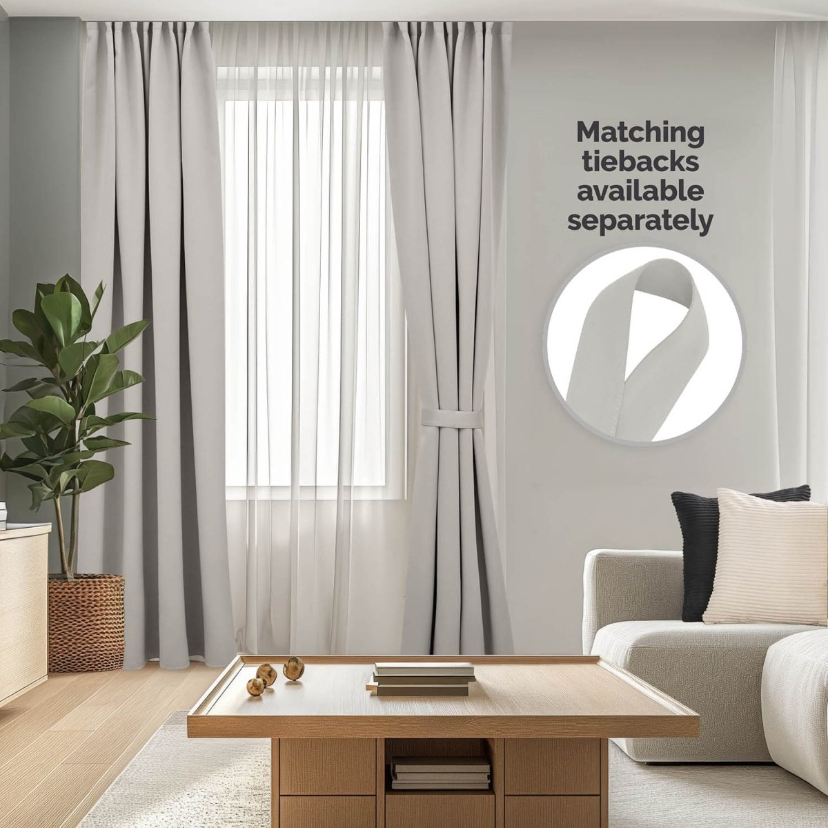 VERDUNKELUNGSVORHÄNGE mit Kräuselband -