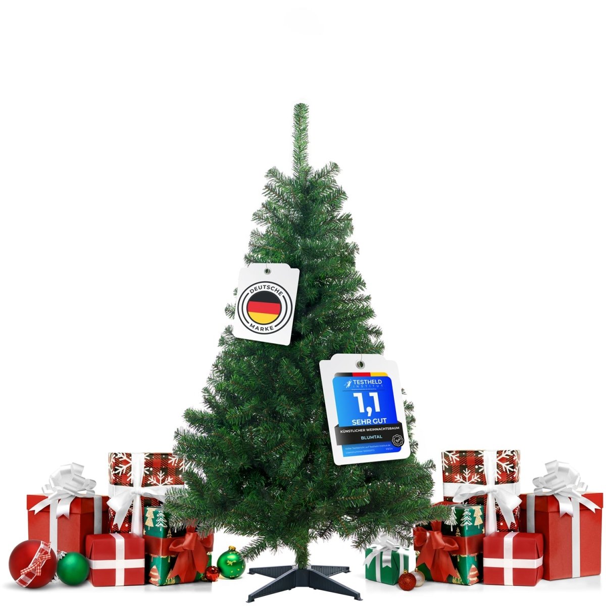 WEIHNACHTSBAUM - künstlich mit naturgetreuen PVC - Nadeln -