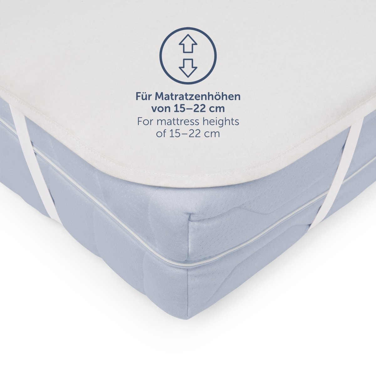 MATRATZENSCHONER Max - aus 100% natürlicher Baumwolle, atmungsaktiv und Oeko - Tex Zertifiziert -