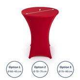 STEHTISCH BEZUG - Oeko - TEX Zertifiziert -