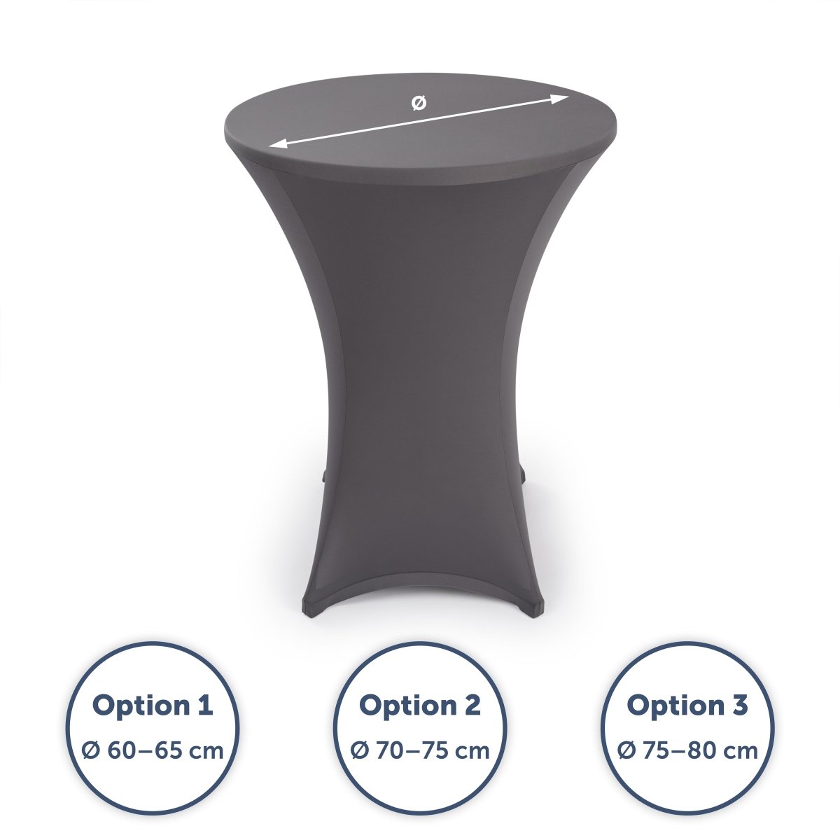 STEHTISCH BEZUG - Oeko - TEX Zertifiziert -