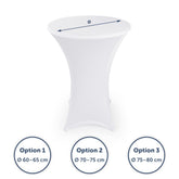 STEHTISCH BEZUG - Oeko - TEX Zertifiziert -