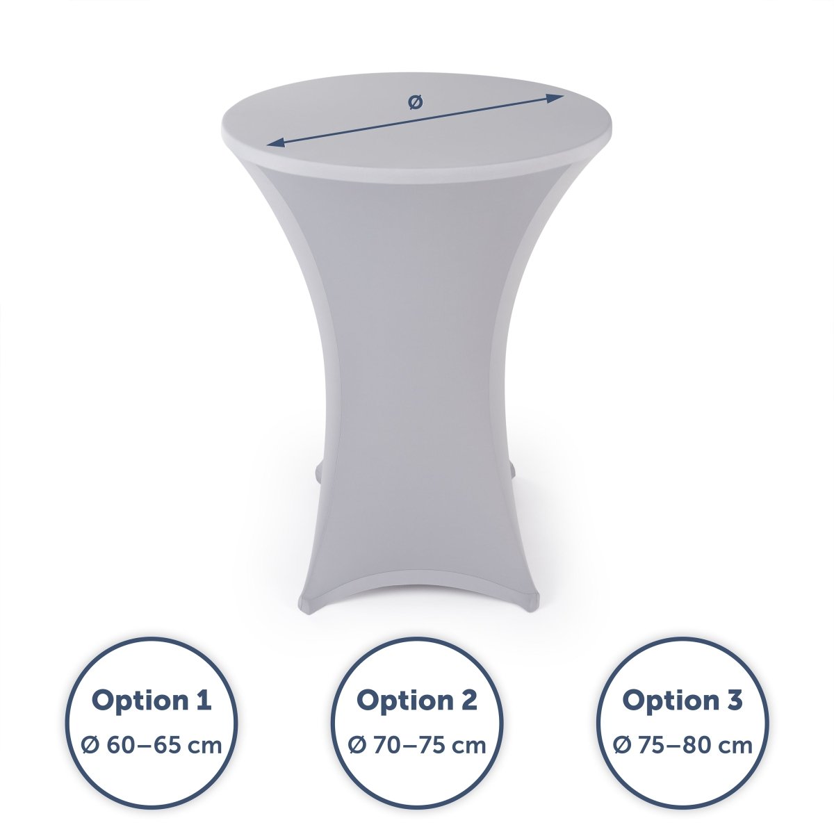 STEHTISCH BEZUG - Oeko - TEX Zertifiziert -