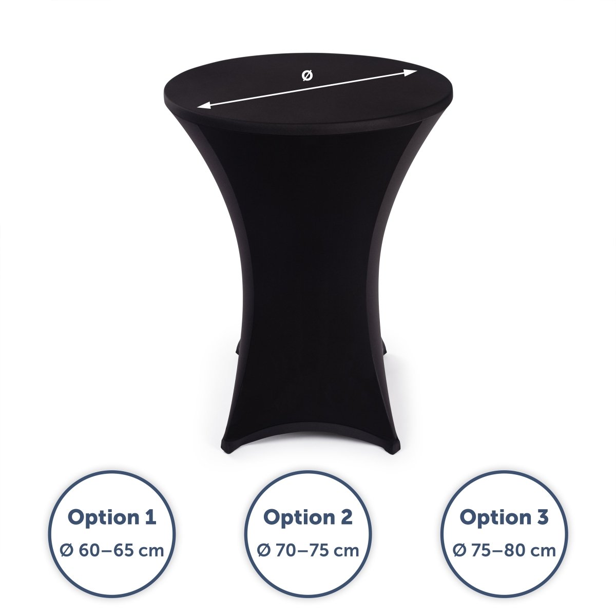 STEHTISCH BEZUG - Oeko - TEX Zertifiziert -