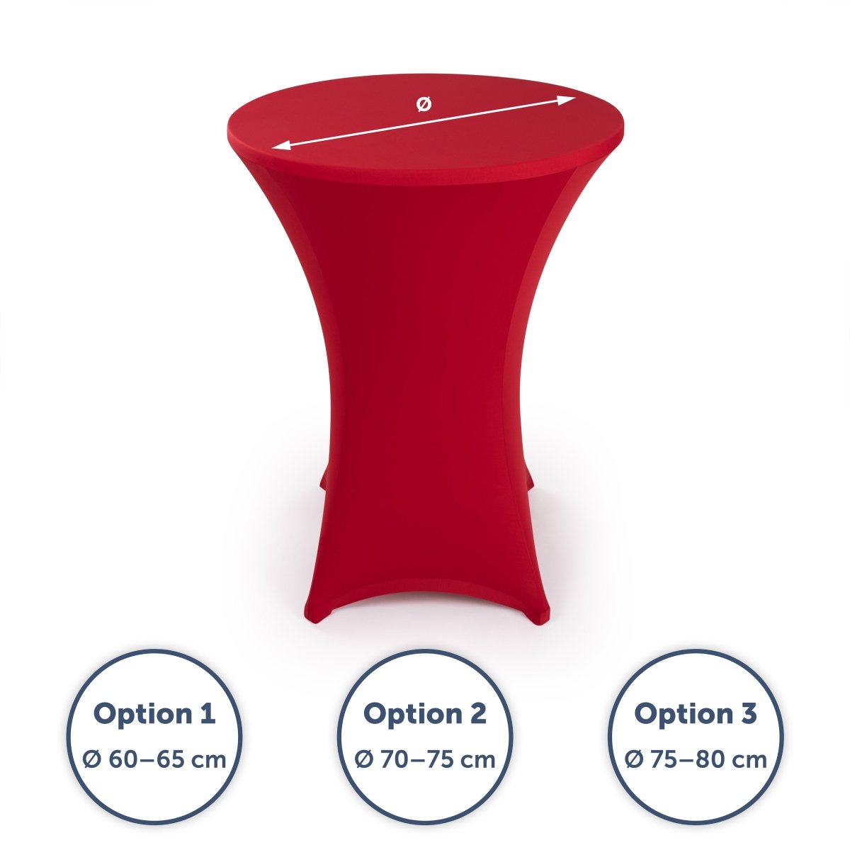 STEHTISCH BEZUG - Oeko - TEX Zertifiziert -