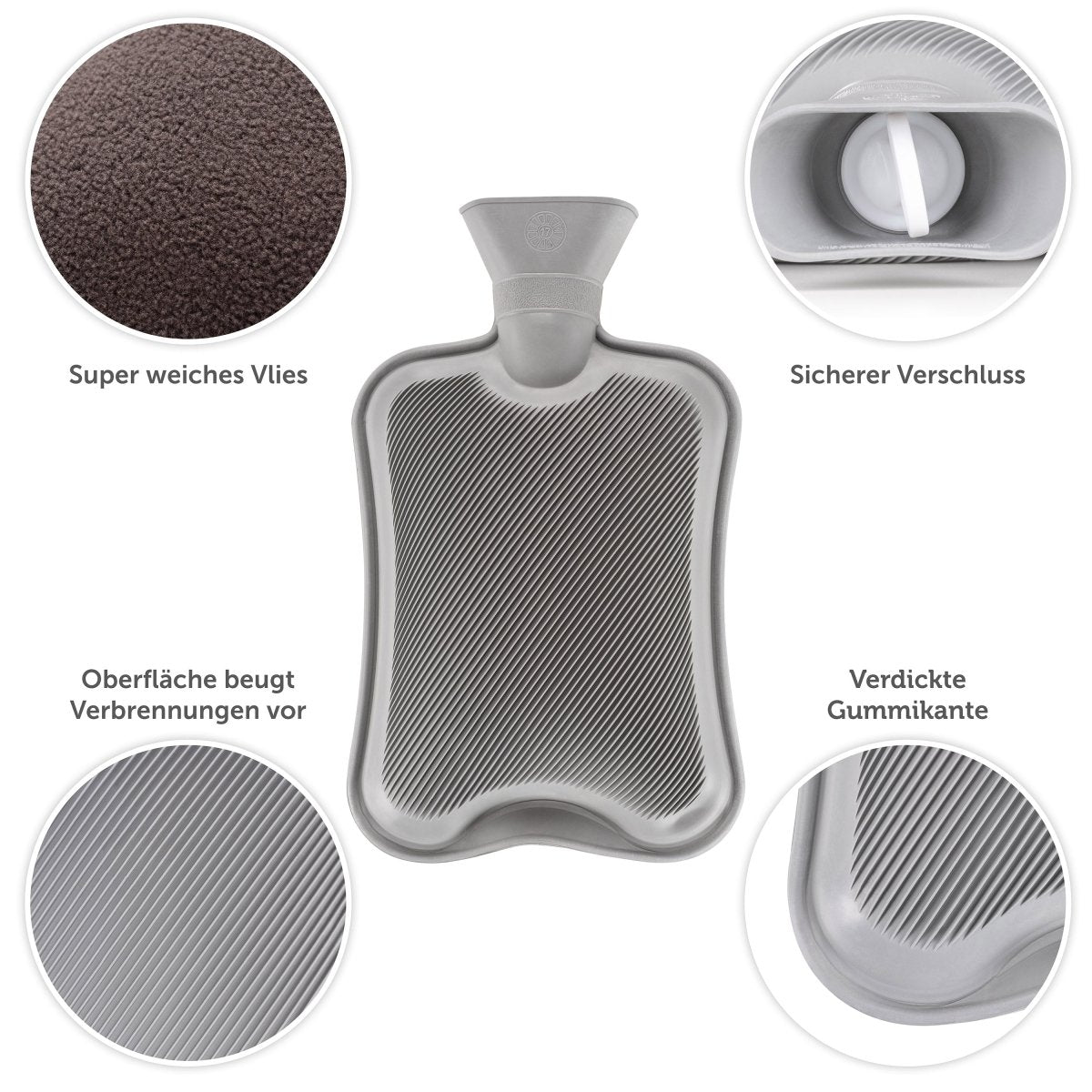 WÄRMFLASCHE Santi - Polar Fleece -