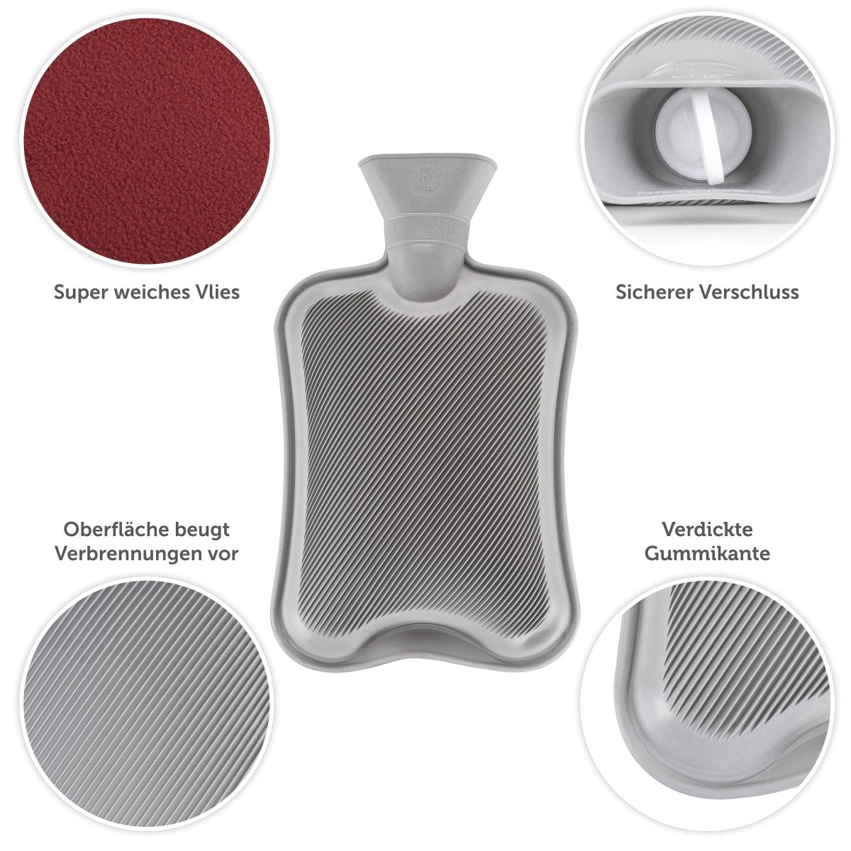 WÄRMFLASCHE Santi - Polar Fleece -