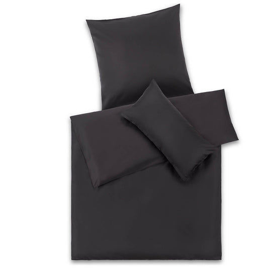 Bettwäsche Set aus Baumwolle, Premium Mako Satin mit Kissenbezug, 135x200cm