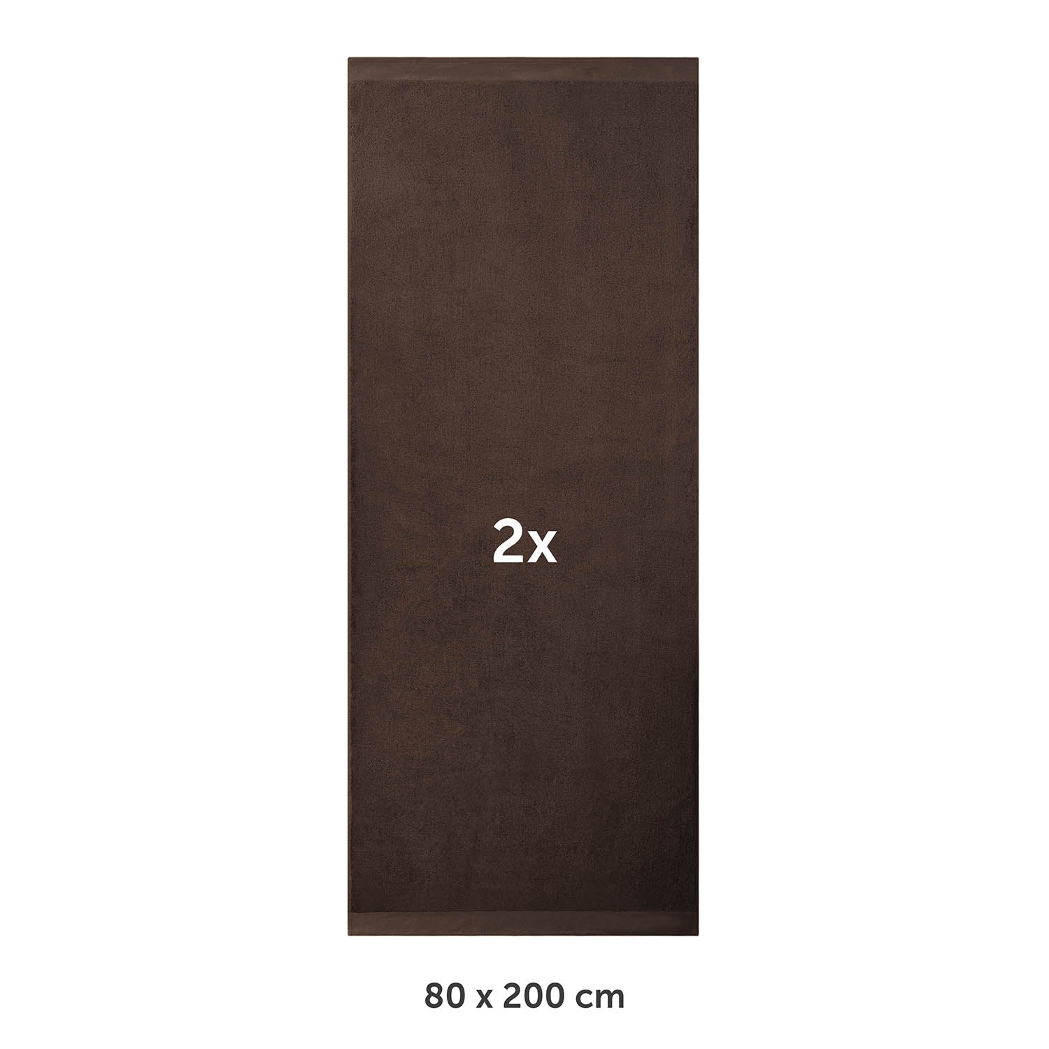 FROTTEE-SAUNATUCH Set – 2 Stück (80x200cm)