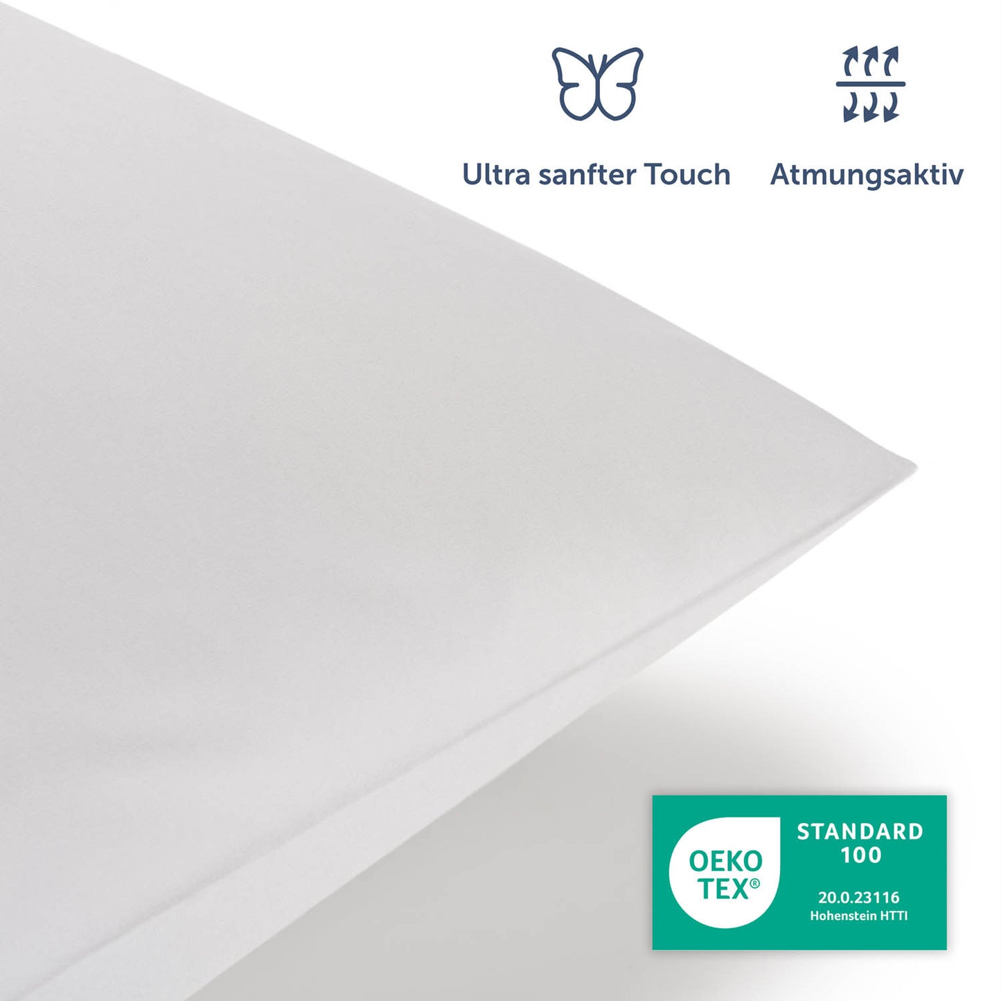 Bettbezug Set aus Mikrofaser - Superweich, Oekotex Zertifiziert, 240x220cm