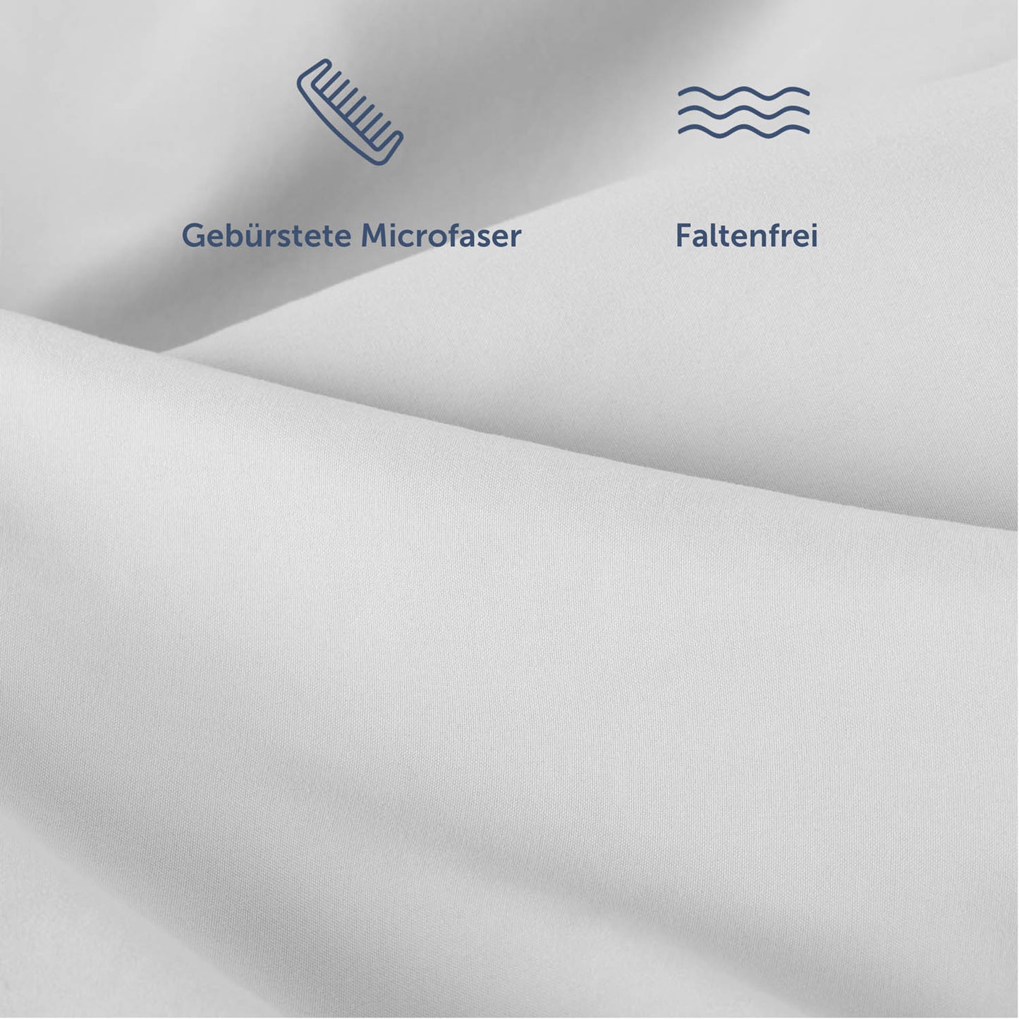 Bettbezug Set aus Mikrofaser - Superweich, Oekotex Zertifiziert, 140x200cm