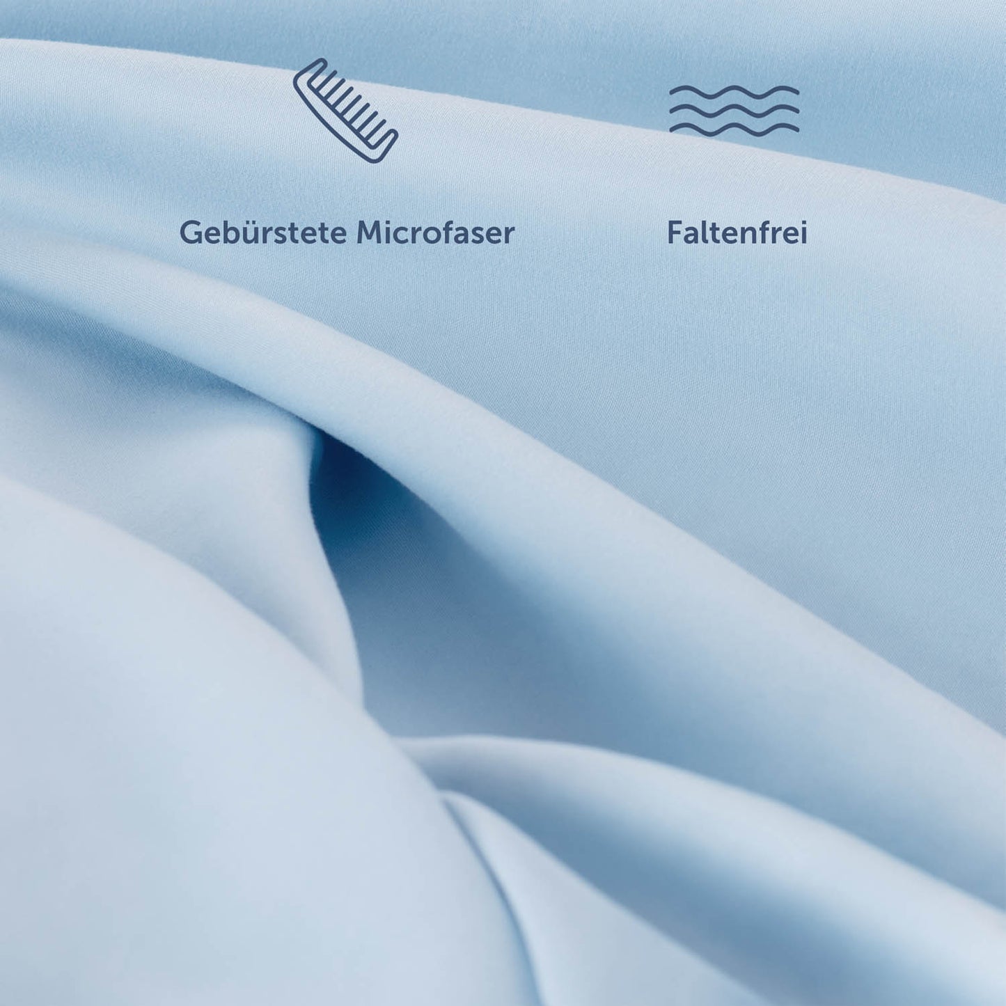 Bettbezug Set aus Mikrofaser - Superweich, Oekotex Zertifiziert, 135x200cm