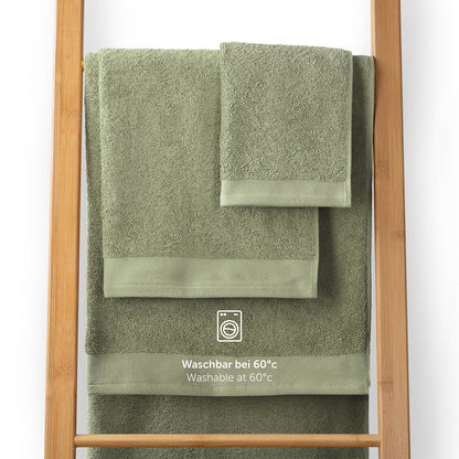 Handtücher Set aus Frottee, 2 x Badetuch, 4 x Handtuch