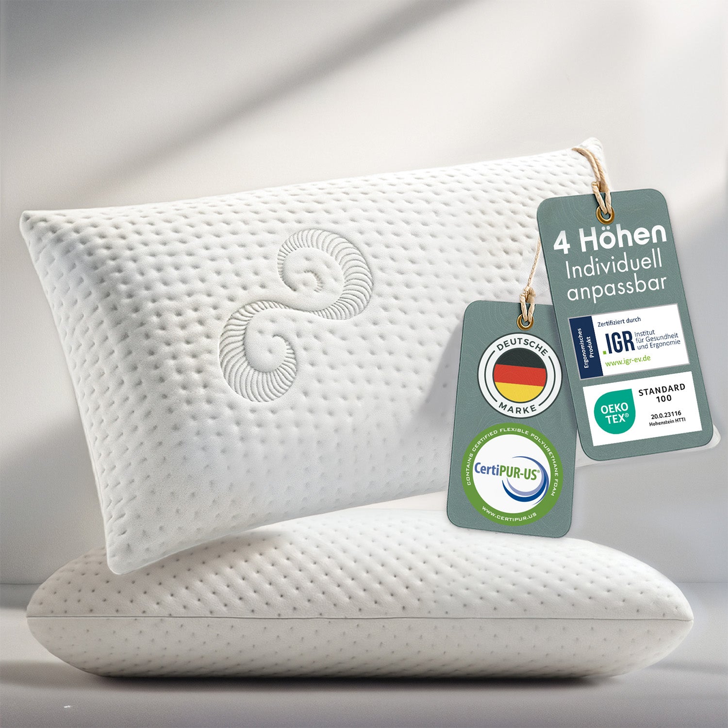 NACKENSTÜTZKISSEN MEMORY FOAM BEN - Individueller Schlafkomfort