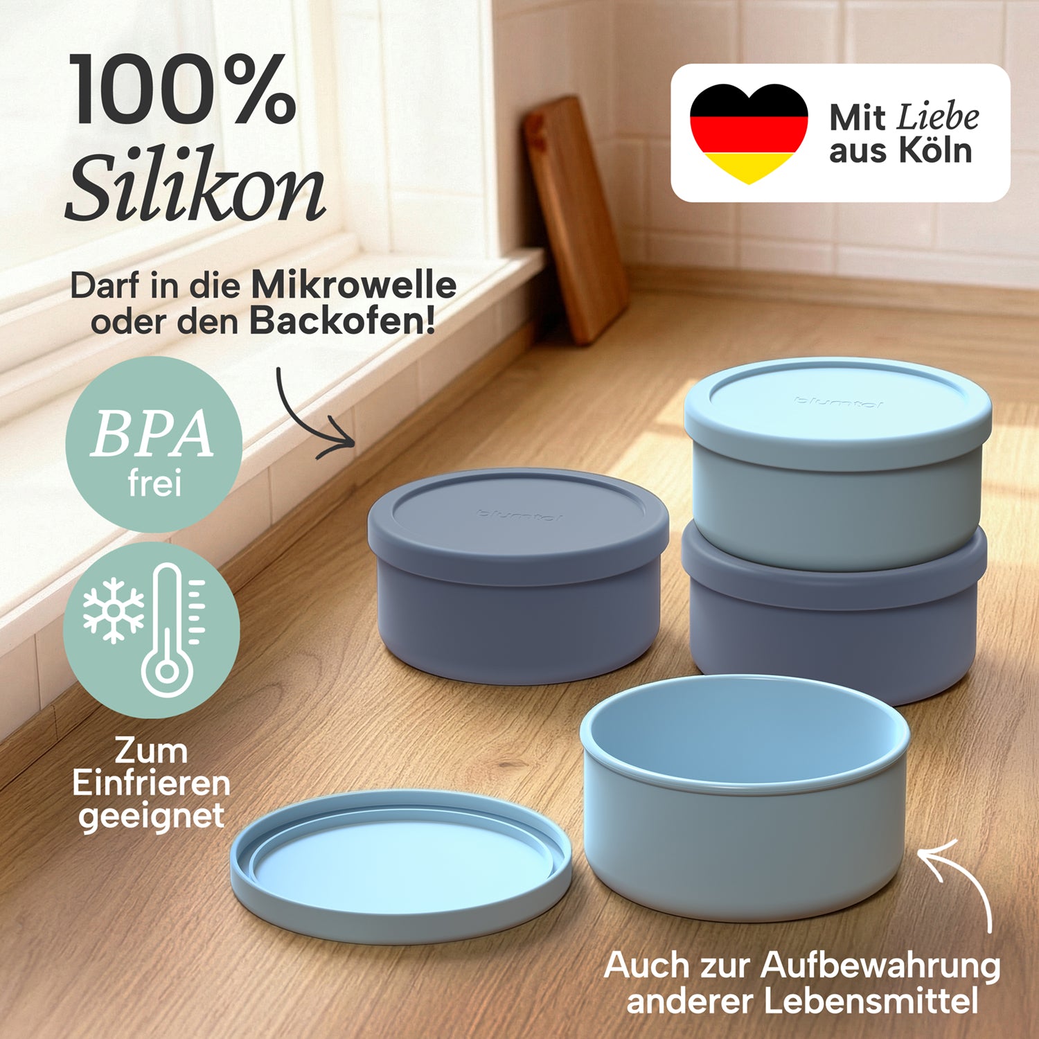 PIZZA DOUGH FAERGIK - Pizzaballenbox mit Deckel