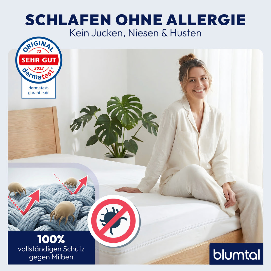 MILBENBEZUG HINDA - Dermatest Geprüfte Evolon-Qualität