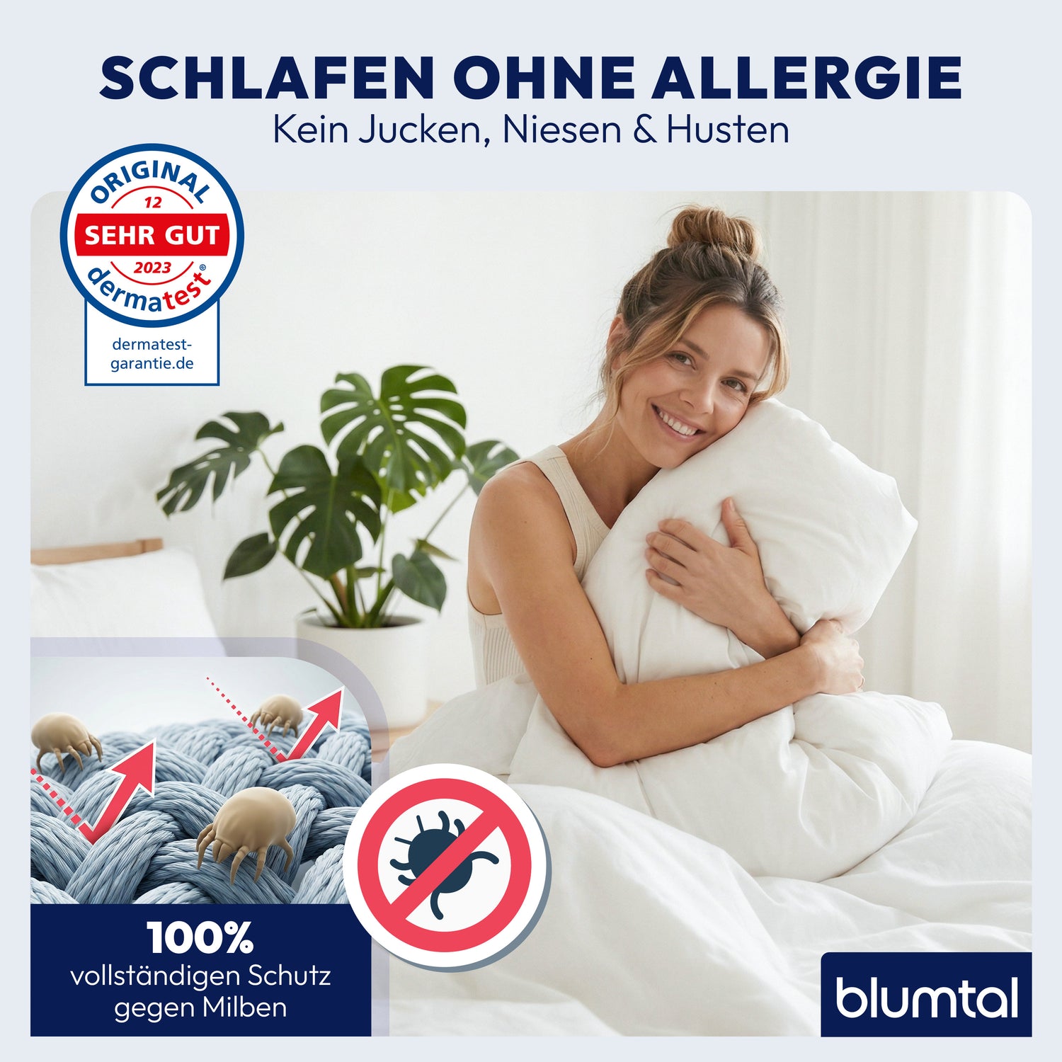 MILBENBEZUG HENRIKSDAL FÜR MATRATZEN - Dermatest Geürüft