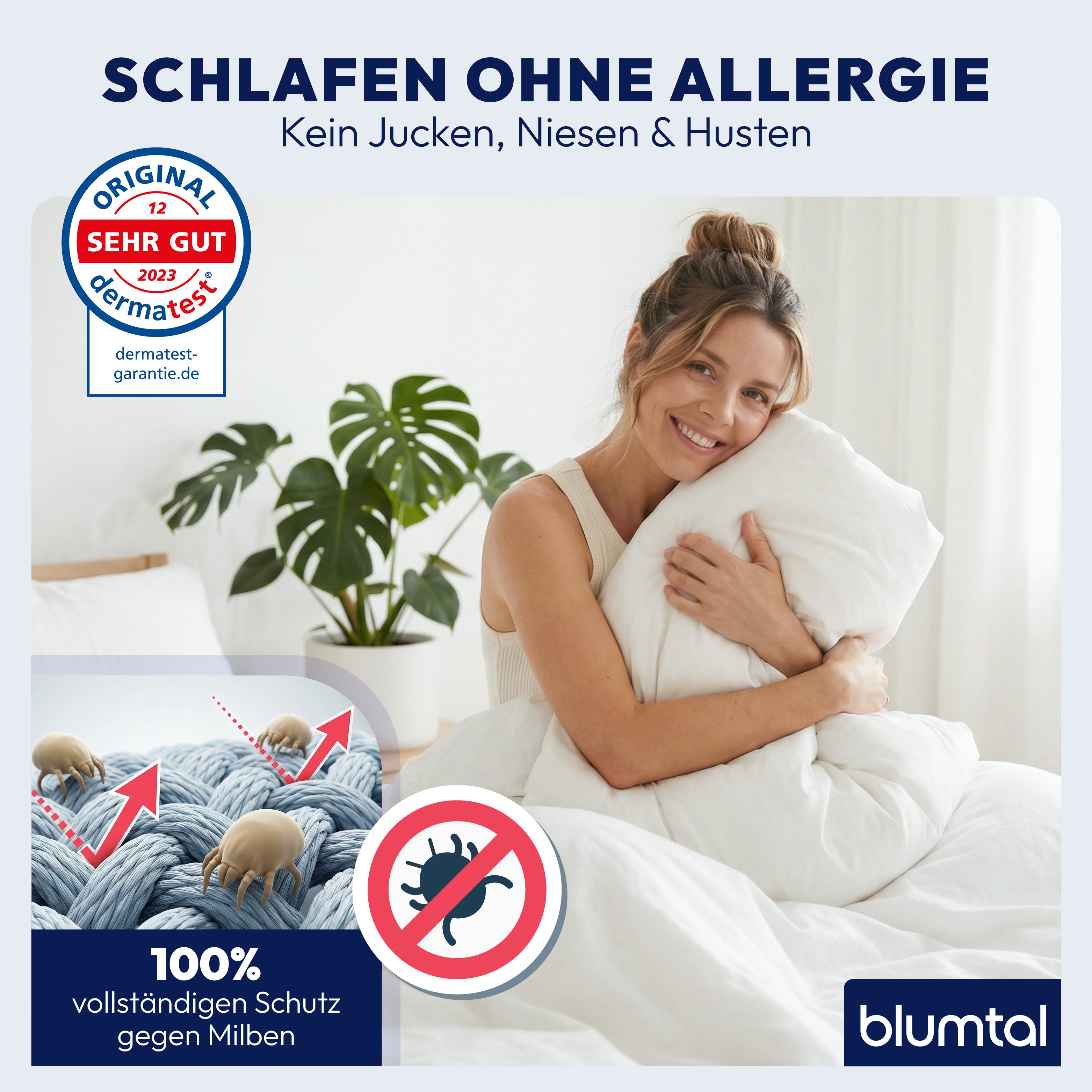 MILBENBEZUG HENRIKSDAL FÜR MATRATZEN - Dermatest Geürüft