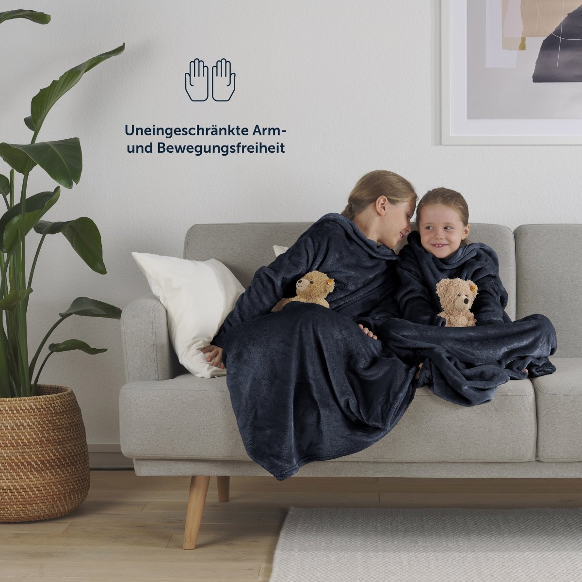 Ärmeldecke Kinder 90x105cm - OEKO-TEX zertifiziert-