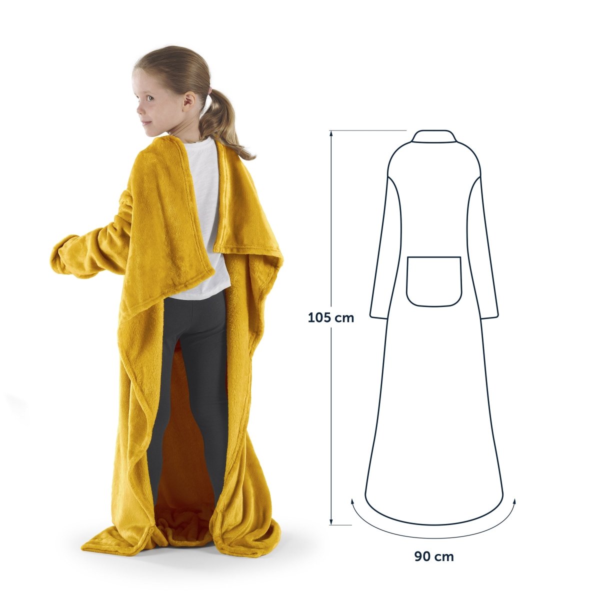 Ärmeldecke Kinder 90x105cm - OEKO-TEX zertifiziert-