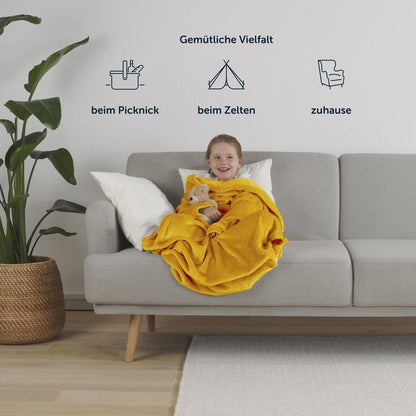 Ärmeldecke Kinder 90x105cm - OEKO-TEX zertifiziert-