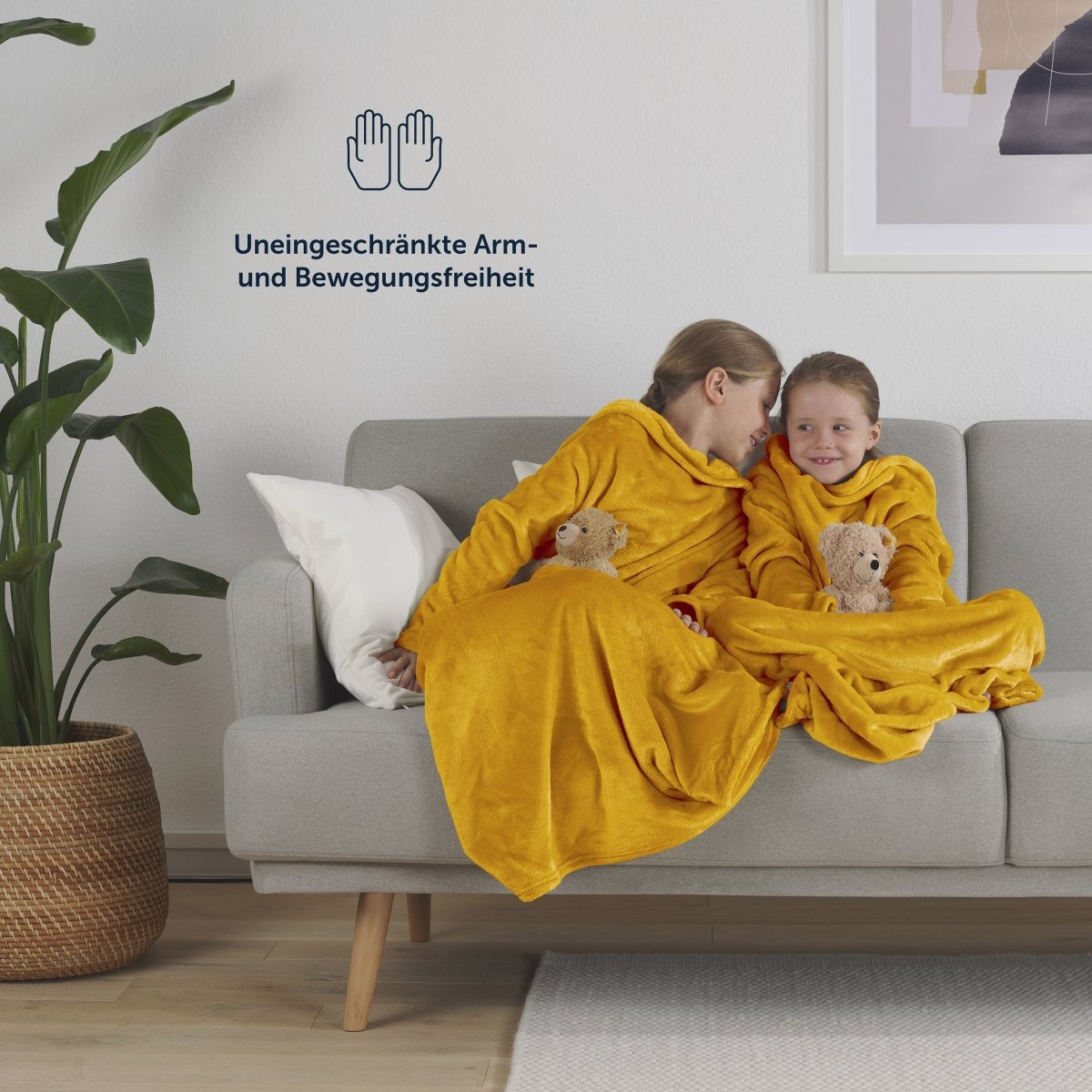 Ärmeldecke Kinder 90x105cm - OEKO-TEX zertifiziert-