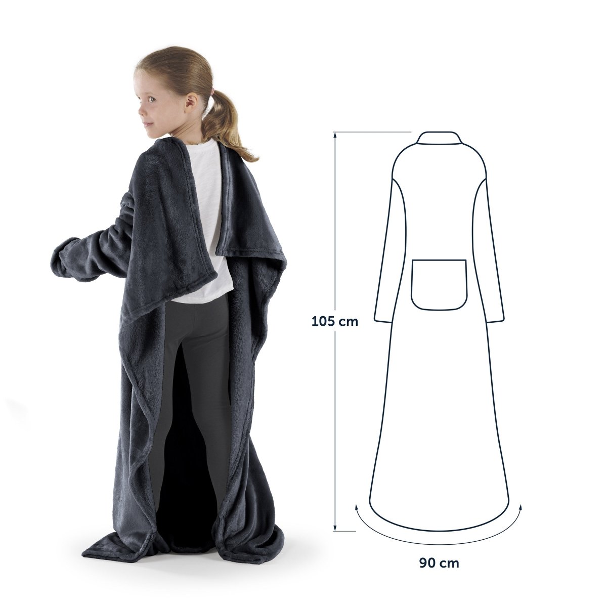 Ärmeldecke Kinder 90x105cm - OEKO-TEX zertifiziert-